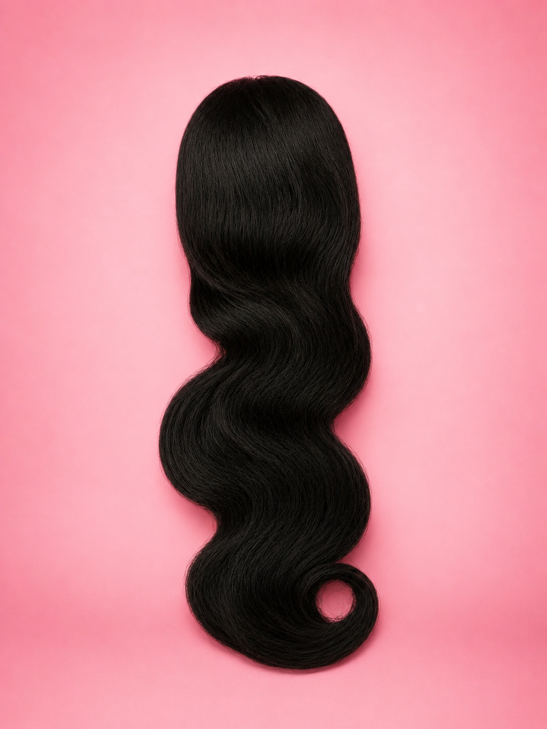 Modern Muse raw bodywave wig, seated portrait